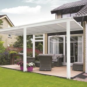 Marquesina para jardín 4,95×3 m