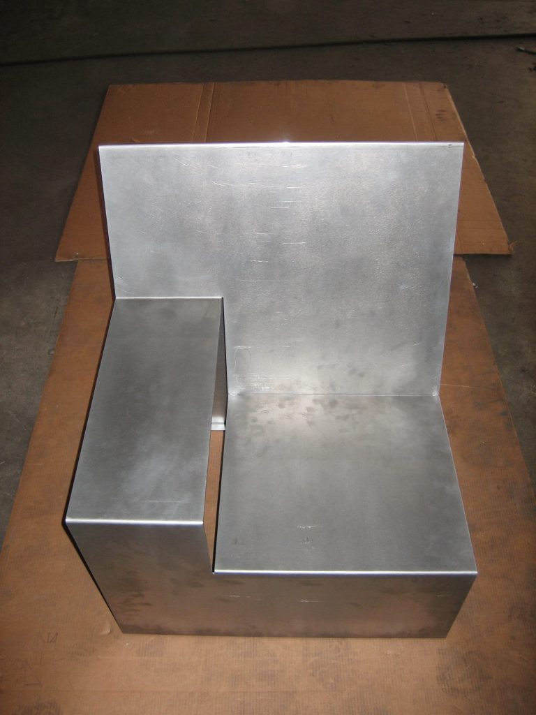 Mueble de chapa de acero a medida